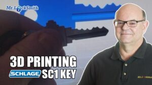 3D Printing Schlage SC1 Key Nanaimo BC